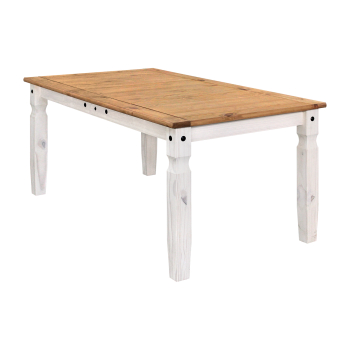 Stół do jadalni 178x92 CORONA biały wosk