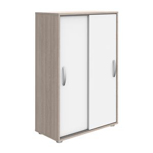 Komoda NANO dąb Shannon/biała perłowa