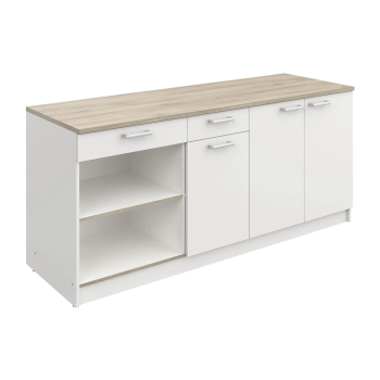 Szafka kuchenna COOKING dąb/biała