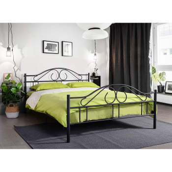 Łóżko podwójne PORTO 140x200 metalowe