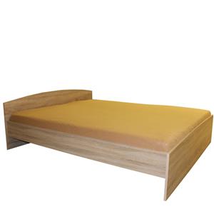 Łóżko podwójne 50341 dąb 160x200