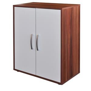 Komoda z drzwiczkami 61501 orzech/biały