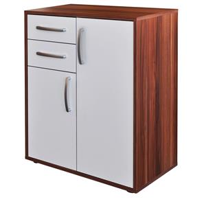 Komoda 61504 orzech/biały