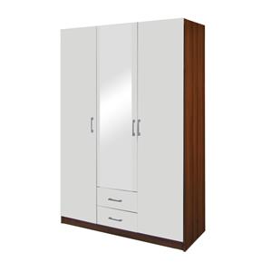 Szafa ESO 3-drzwiowa 61530 orzech/biała