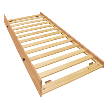 Łóżko wysuwane TORINO 90x200 wosk, metalowe uchwyty