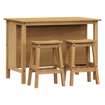Wyspa kuchenna + 2 stołki barowe CORONA 2 wosk
