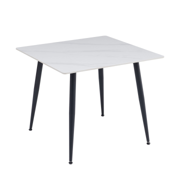 Stół do jadalni ADRIA 70x70 biały marmur