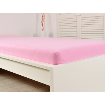Prześcieradło jersey IDEAL 90x200 różowe