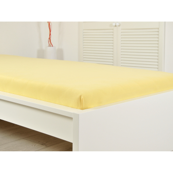 Prześcieradło frotte IDEAL 90x200 żółte