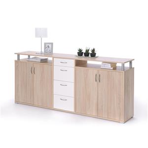 Komoda MAXIMO dąb Sonoma/biały