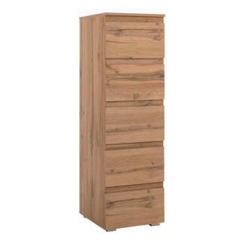 Komoda 5 szuflad IMAGE 6 złoty dąb