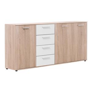 Komoda LUND 52 dąb/biały