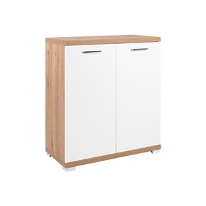 Komoda MILANO 1 dąb/biała